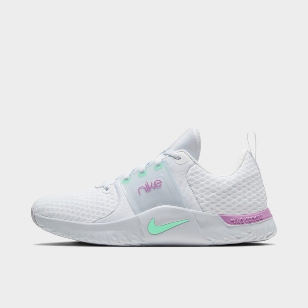 Nike Women's Shoes in White and Mint Green